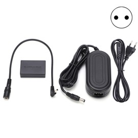 LPE17 Dummy Battery with AC Power Supply Adapter Fully Decoded for Canon M3 M5 M6 Camera(Prise   )