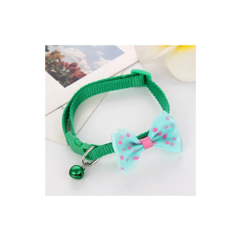speedway Nylon Cat Cute Collar with Bell bow tie for