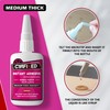 CYAFIXED Strong Cyanoacrylate (CA) Super Glue, Impact Resistant Medium-Thick Viscosity