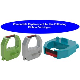 uPunch HN3000 HN4000 FN1000 Ribbon Cartridge Also Fits HN1000 HN2000 COMPUMATIC Compatible Replacement
