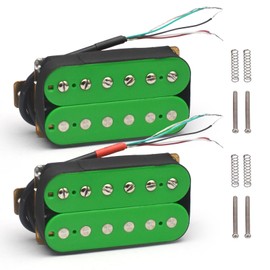 SAPHUE Electric Guitar Humbucker Pickups Double Coil Guitar Bridge Pickup & Neck Pickups Set (green)