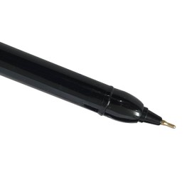 PENTIP Ballpoint Pens, Fine Point (0.7mm), Pack OF 10, BLACK, Smooth Stick Ball Pens, Perfect for School Office Home Everyday Use, iVAIDEX Black Ball Pen