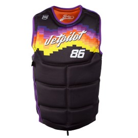 Jetpilot Bonifay Baller Neoprene Reversible Neoprene Comp Vest-BLK/PHX-Small