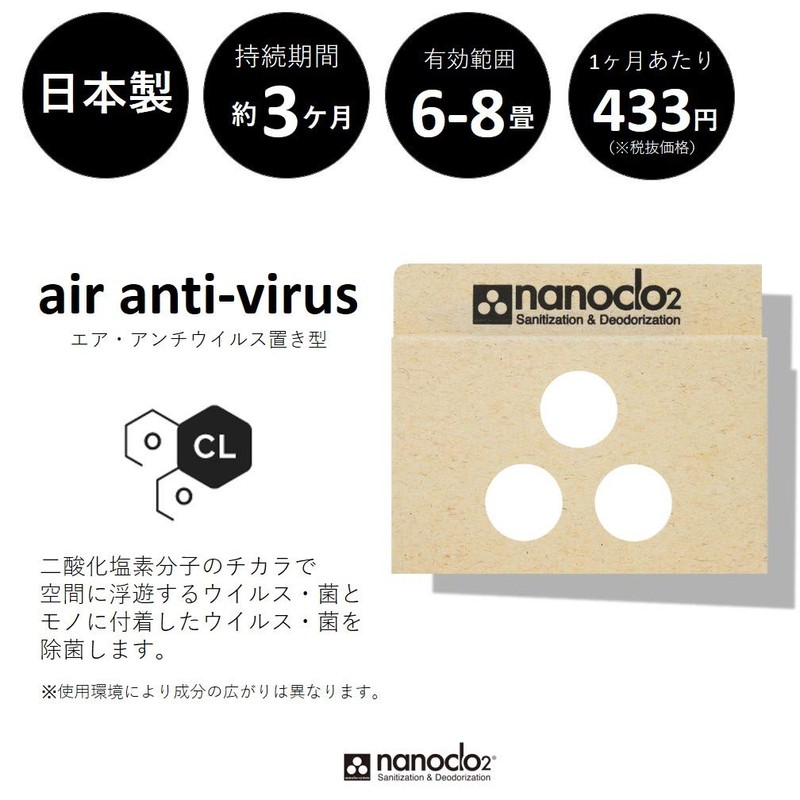 Nanoclo2 Stand for Rooms up to 10 m² | Nanoclo2