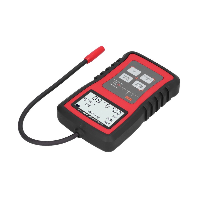 24W Ignition Analyzer MultiSystem LCD Display RPM Measurement Spark Plug