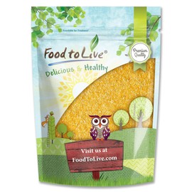 Polenta, 3 Pounds - Yellow Corn Grits, Ground Cornmeal, Quick Cooking, Vegan, Kosher, Bulk, Great for Hot Cereal and Porridge. Low Sodium, Milled Maize, Corn Meal, Product of the USA