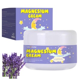 Magnesium Lotion For Kids, Bedtime Magnesium Cream For Sleep, Body Moisturiser With Calming Lavender Essential Oils & Shea Butter - Body Skin Care Apply To Legs,Arms Or Chest