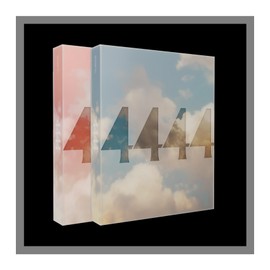 The Rose Kim Woosung 4444 2do álbum con seguimiento WOO Sung (versión roja de lujo)