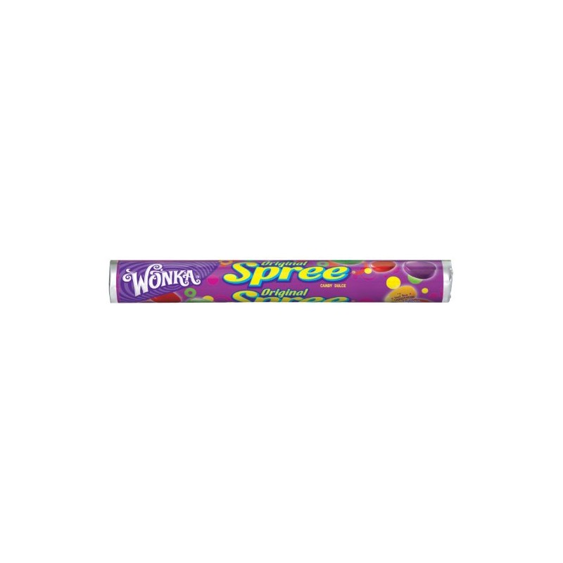 Wonka Spree Original Hard Candy, 1.77 Ounce Rolls (Pack of