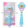 Fairy Bubble Wand Blower Musical Light Up Bubbles Toy for