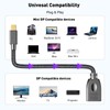 UANTIN 8K Mini DisplayPort to DisplayPort 1.4 Adapter (8K@60Hz, 4K@120Hz,