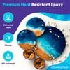 Artandstone Crystal Clear Epoxy Resin Kit - 32 Oz (with
