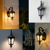 HOLKIRT Solar LED Wall Light Outdoor, Dimmable Waterproof LED Wall