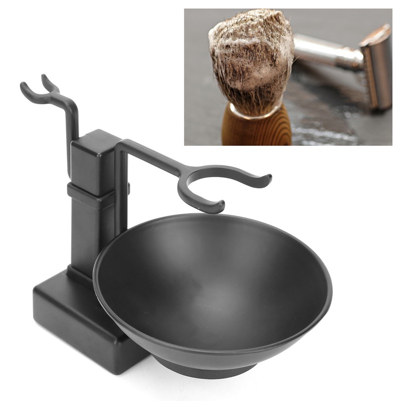 Stainless Steel Shaving Razor Brush Holder Household Soap Bowl Shaving