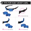 PapaViva Replacement Lenses & Rubber Kits for Oakley Half Jacket