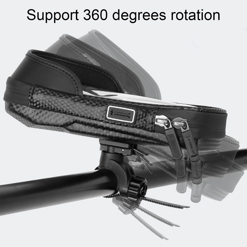 Bike Phone Holder EVA Crush Resistant Sun Visor Adjustable Angle