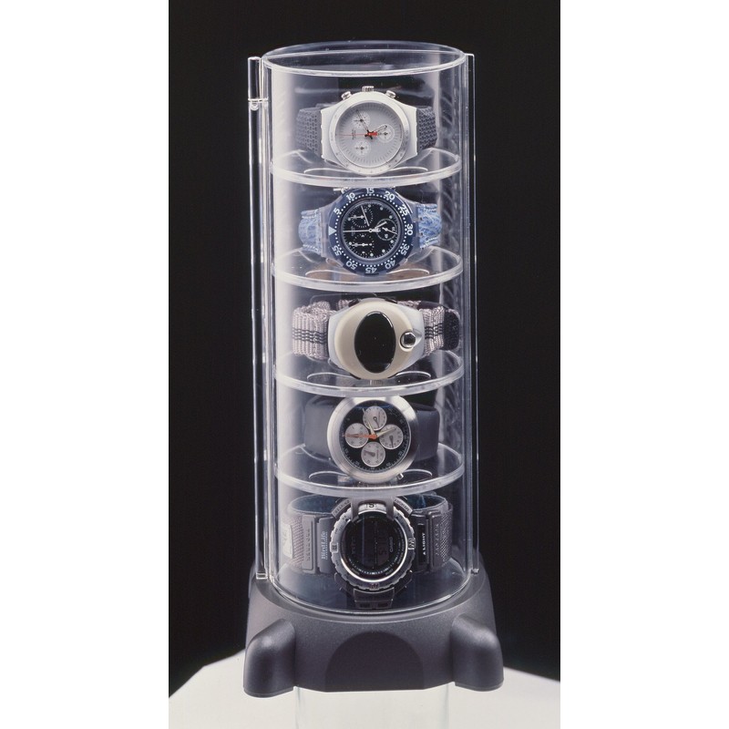 Cinco Hanger Tower Clock Collection Case Collector Tower G Black