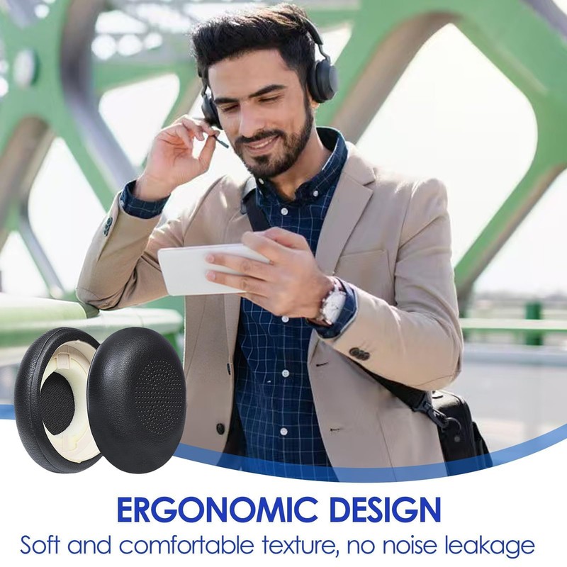Replacement Ear Pads for Elite 45h Soft Leather Foam Ear