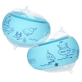 Arm Floaties for Kids Inflatable Blue Toddler Swim Arm Bands Pool Kid Arm Floaties for Swimming Pool Water Wings for Toddlers and Adults 1-14yrs for Swim Learning (Blue, S(1-4 yrs))