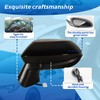 Black Left Driver Side Mirror Replacement For Toyota Corolla 2020