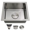 13 Inch Bar Sink Undermount – Delironexu 18 Gauge Stainless