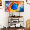 23" to 60" Floor Corner TV Stand For Bedroom With