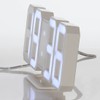 Lily's Home Minimalist LED Clock with 3 Adjustable Brightness Levels