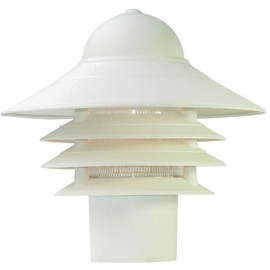 Acclaim 87TW Mariner Collection 1-Light Post Mount Outdoor Light Fixture, Textured White
