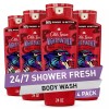 Old Spice 남성용 클렌징 바디 워시, 3X 디펜스, 24/7 샤워
