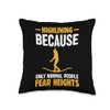 Slackline Essentials Slacklining Gear Enthusiast Slackliner Throw Pillow