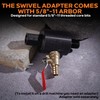 KSEIBI 619578 Water Swivel Adapters for Core Bits, 5/8"-11 Female