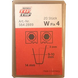 Rema Tip Top W-4 Tire Groover Blades 9-10mm Angle 20 Pack