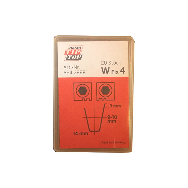 Rema Tip Top W-4 Tire Groover Blades 9-10mm Angle 20