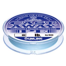 SUNLINE PE Line Saltimate Cast Away 200m 25lb Pearl Blue