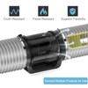 Hon&Guan 4'' Insulated Flexible Duct 4 FT Long, Gray Noise
