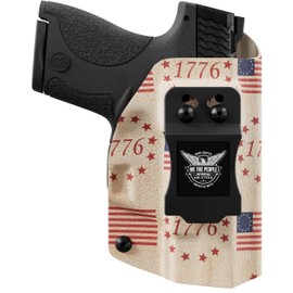 We The People Holsters - Betsy Ross Flag - Right Hand - IWB Holster Compatible with Glock 34 35 Gen 3-4-5 w/Streamlight TLR-1/1S/HL Light