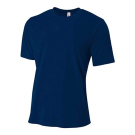 A4 Sportswear Adult XL Navy Polyester Tee