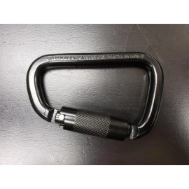 Fusion FP-9005 Tacoma Auto Lock Steel Carabiner, Black