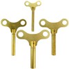 TAURISH Extra Long Brass Universal Clock Winding Key for Antique