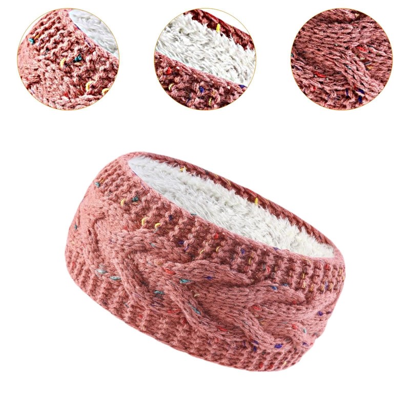 F Fityle Knit Turban Head Wrap for Women, Elastic Ear