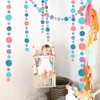 Decor365 Blue Circle Dot Garland Bubble Streamer Summer Under the