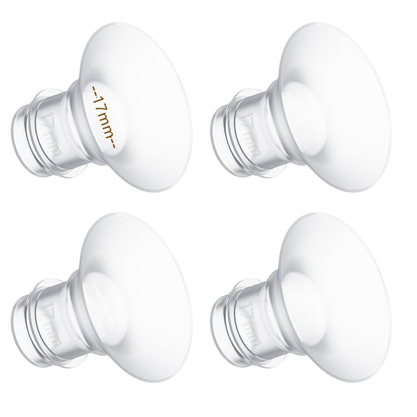 4PCS Flange Insert 17mm Compatible with Momcozy M5/M6/M9/S12 Pro/S9 Pro/V1