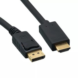 Cable Wholesale 10FT DisplayPort to HDMI Cable, DisplayPort Male to HDMI Male  10H1-64110