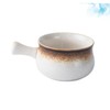 FUNOMOCYA Fashionable Ceramic Bowl Handle Salad Bowl for Kitchen Restaurant