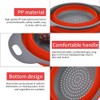 Enko Silicon and Foldable Kitchen Colander and Strainer Set, Environmentally