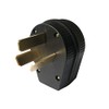 Power Plug 50 Amp, 125/250-Volt, Plug, Industrial-Strength Straight Blade Angled