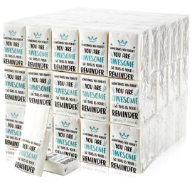 60 Pack Motivational Facial Tissue Inspirational Pocket Tissues Packs Travel Size 3 Ply Appreciation Gifts Soft Tissues You Are Awesome Individual Packs Facial Napkins for Guests Wedding Party Favors