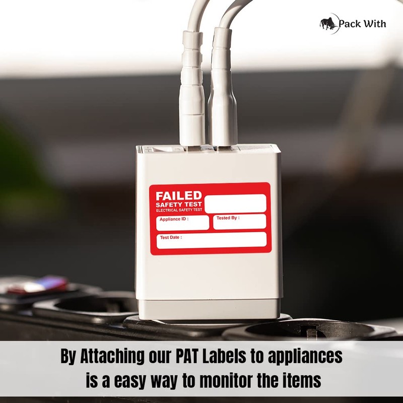 Pat Testing Labels Pack of 1050 Pat Test Pass Stickers