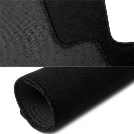 Unbranded Fit for 11-15 Ford Focus Black Nylon Floor Mat Car Carpet Front Rear 4PCS w/ RS
