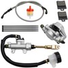 EATAKWARD Rear Foot Disc Hydraulic Brake Master Cylinder Caliper Assembly,